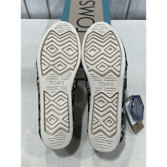 TOMS Women's Alpargata Koala Print Slip-On Flats - Forest Green 7 - Picture 4 of 8